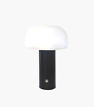 Black Mushroom Charging Table Lamp