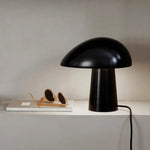 Black Postmodern LED Black Mushroom Table Lamp