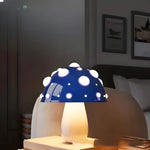 Blue Cute Mushroom Table Lamp