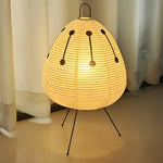 Yellow Japanese Design Mushroom Table Lamp