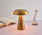 Gold Retro Touch LED Mushroom Torch Lamp