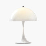 White Stylish Modern Mushroom Table Lamp