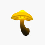 Yellow LED Mushroom Bedside Night Lamp